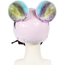 Lecherri Soft Round Balls for Helmet Decoration Helmet Accessories 2PCS for Motorcycle Bicycle Ski Helmet Reusable Design(Helmet Not Included)