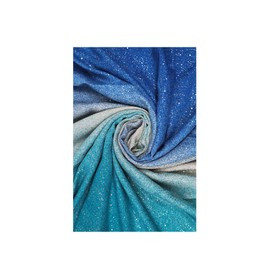 QUEEN HELENA SC22-4 Women's Warm Winter Scarf with Rhinestones, blue