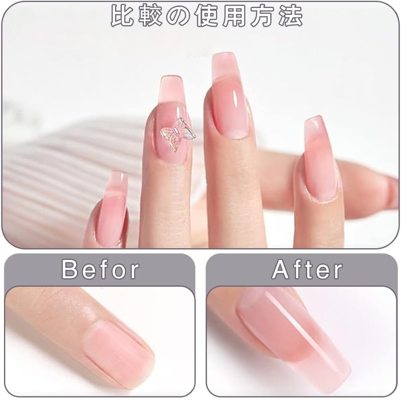 Nail Tips, Long Gel Tips, For Beginners, Long, Virtual Gel