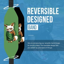 Switchbands Universal Phone Grip Strap |Reversible Phone Hand Strap for Phone Cases |Phone Loop Holder Secure Handling by Comfortable Phone Strap - Vibe