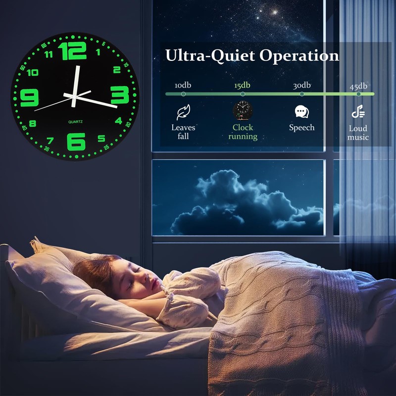 Wowlela Wooden Wall Clock