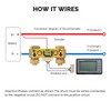 Renogy 500A Battery Monitor with Shunt, High and Low Voltage