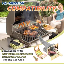 Manifold Main Burner Control Valve for LP Gas Compatible with 2013-Current Weber Spirit and Spirit II E-210, E-310, E-315, E-320 Grill Propane