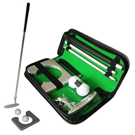 OKBY Golf Putting Cup, Putter da Golf, Indoor Practice Training Club Kit Putter Set con Palline e Borsa, Attrezzatura da Allenamento da Golf, per gli Appassionati di Golf