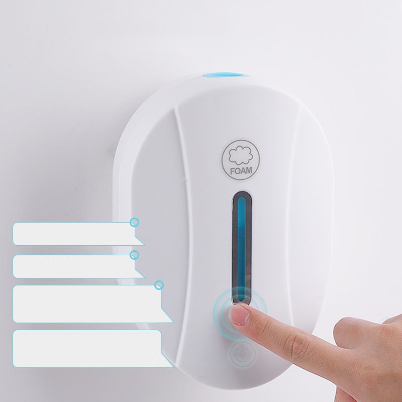Wall Mounted Smart Soap Sensor with Indicator Light Touchless Automatic