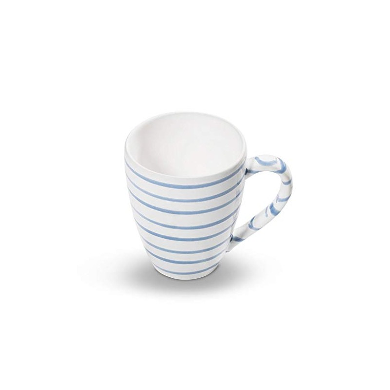 GMUNDNER KERAMIK Breakfast Cup Max Capacity 0.3 Litres Blue Flamed