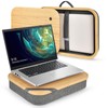 Mayjoy Bamboo Lap Desk with Storage, Cover Removable Lap Desk