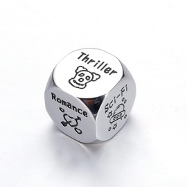 AMBREGRISSUN Gifts for Him Movie Night Date Night Gifts for Couples Movie Decision Dice for Family Women Men Husband Wife Boyfriend Movie Lover Gift Coworker Friend Christmas Birthday Valentines Day