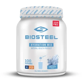 BioSteel Hydration Mix, Great Tasting Hydration with Zero Sugar, and No Artificial Flavours or Preservatives, White Freeze Flavour, 100 Servings per Tub