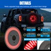 SUPAREE Spare Tire Brake Light for Fo-rd Bronco 2021-2024,Smoke Black