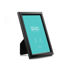 LaVie Home 4x6 Picture Frames (12 Pack, Black) Simple Designed Photo Frame with High Definition Glass for Wall Mount & Table Top Display, Set of 12 Classic Collection