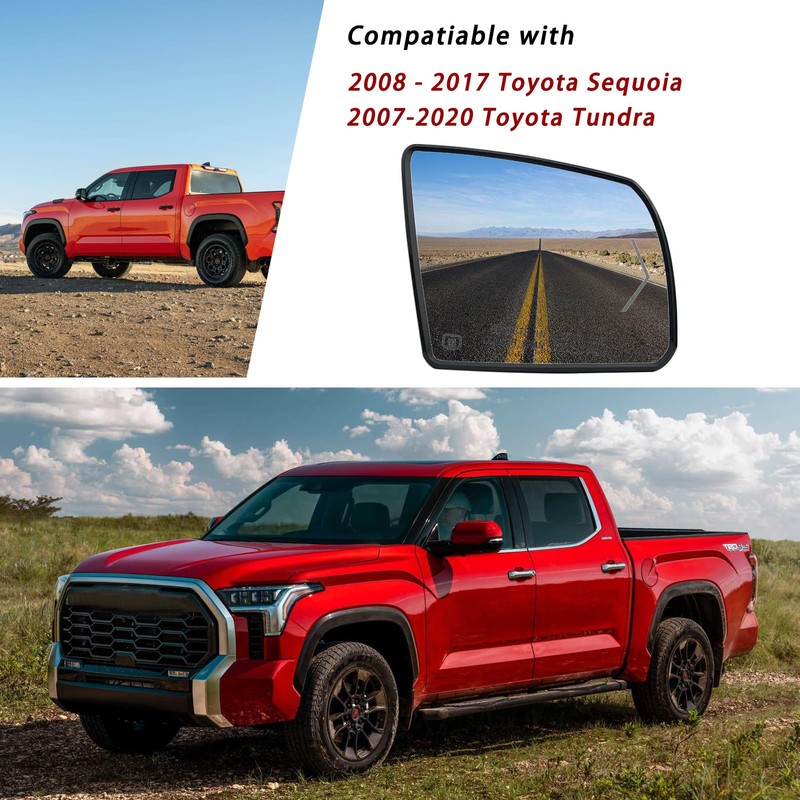 Passenger Side Heated Turn Signal And Blind Spot Detection Mirror