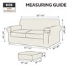 WEERRW Velvet Couch Covers for 2 Cushion Couch Sofa -