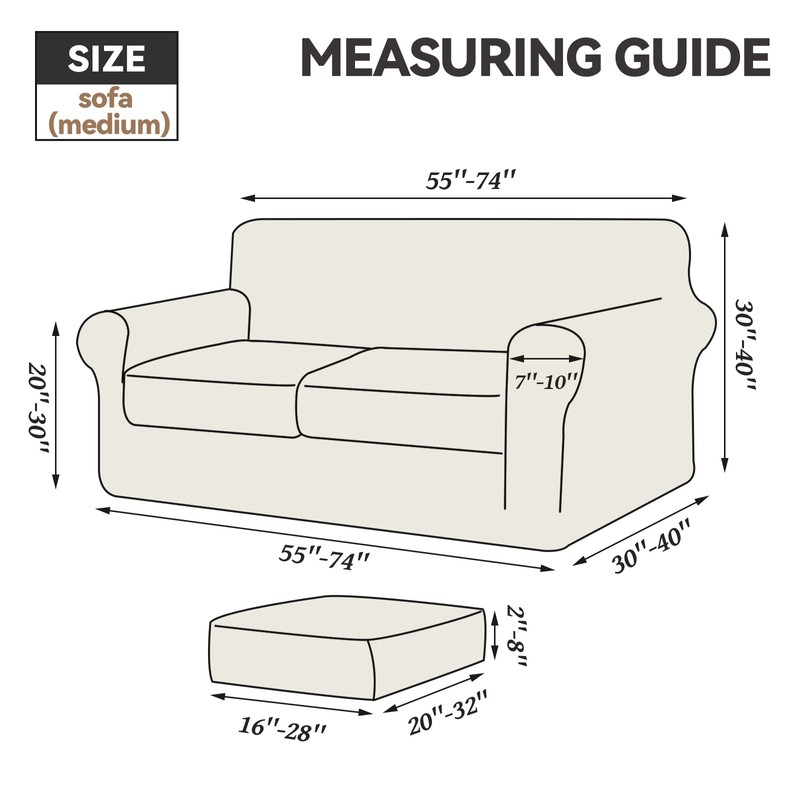 WEERRW Velvet Couch Covers for 2 Cushion Couch Sofa -