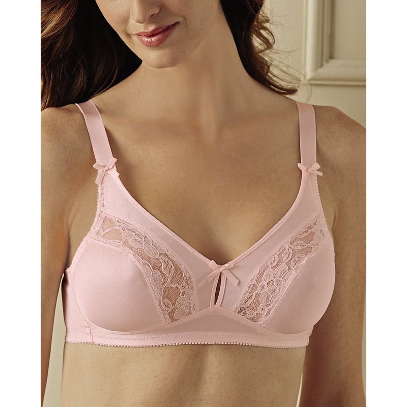 Collections Etc 2-Pack Instant Shaping by Plusform Keyhole Bra 42A