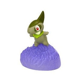 Pokemon Black White Series 2 Pop n Battle Launcher Attack Target Axew