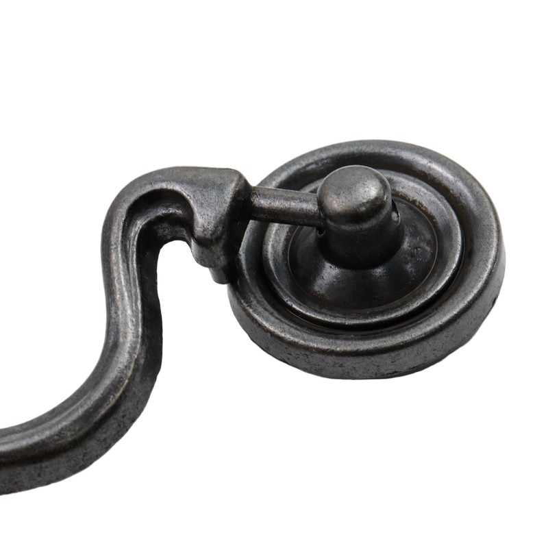 Pastlla 4Pcs Antique Bronze Black Cabinet Pull Handles Bail Handle