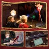 Rechargeable Light Up Wizard Magic Wand with 5 Static Light