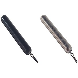 Reaction Tackle Tungsten Drop Shot (Black, Skinny, 3/16)