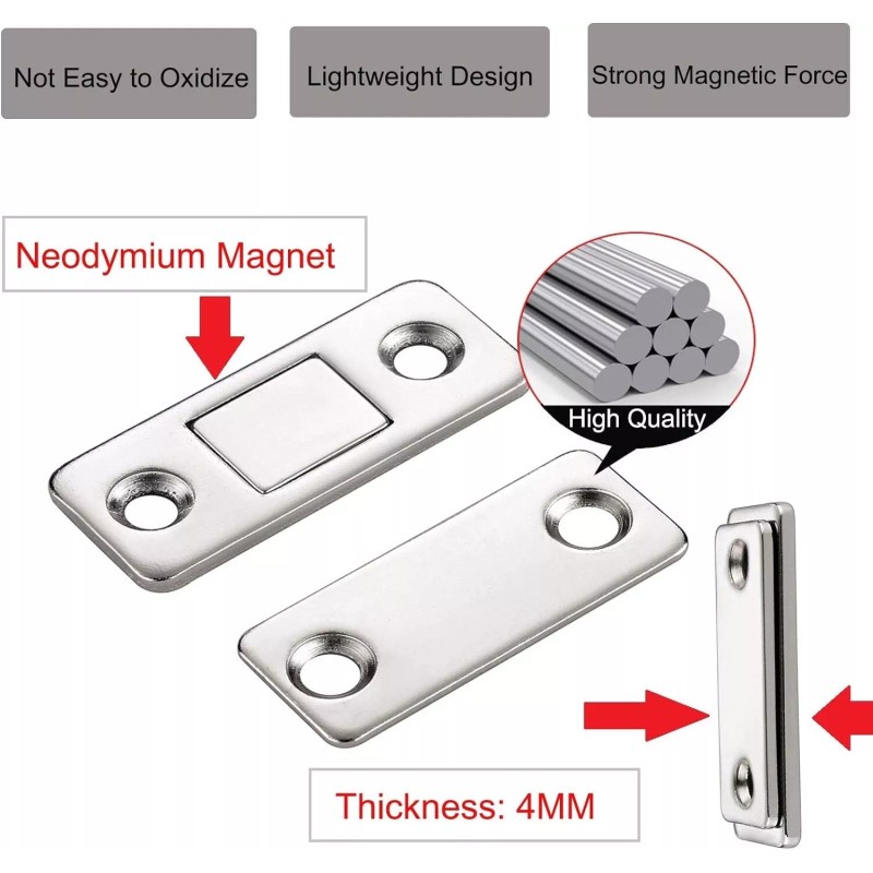 Ultra 12 Pack Monkey Magnets Ultra-Thin Magnetic Plates Keep It