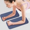 TPE Mini Auxiliary Yoga Pad 10MM Mat for Home Workouts (2-Pack) Yoga Pad 10mm - Blue 2P
