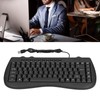 USB Keyboard Durable Plastic 87 Keys KB‑301B Keypads General Ergonomically