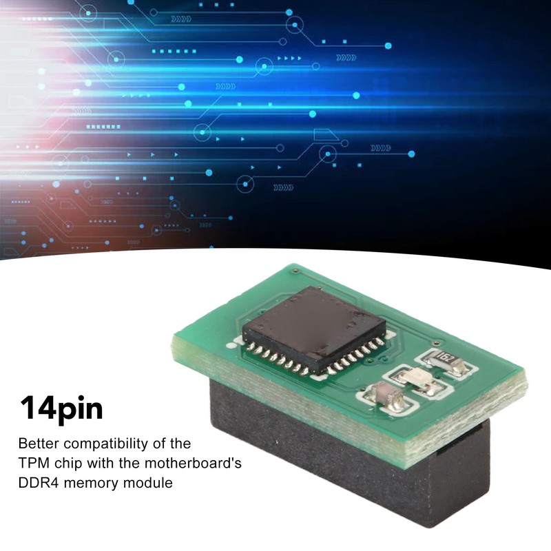 TPM 2.0 Encryption Security Module 14Pin SPI Interface PC Security