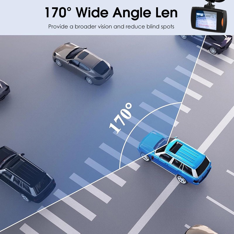 Dash Cam Front Wireless, 1080P Full HD Dashcam Front Dash