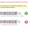FSJEE 3 Pin LED Strip Connector Kit, Include LED Corner