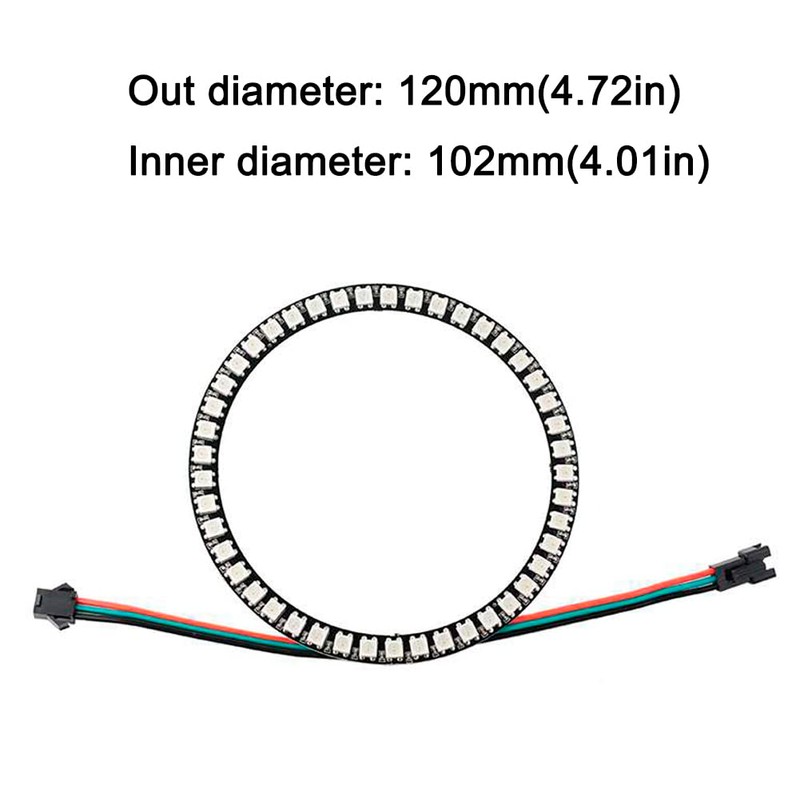 45 RGB LED Ring 45 X WS2812 5050 Full Colour