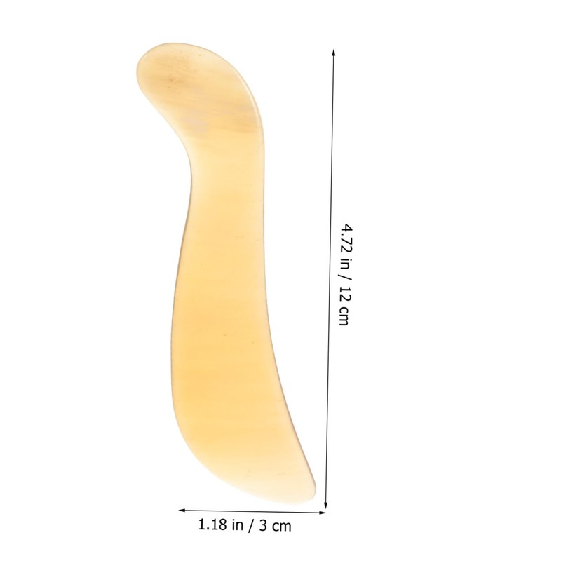 Beavorty 2pcs Guasha Massage Tool Massage Scraping Stick Ox Horn