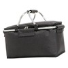 Picnic Bag Foldable Picnic Basket Insulated Comfortable Handle Ice Pockets
