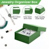 Novel Box 20 Pack Green Jewelry Gift Box 3x2.25x1in with