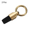 HARFINGTON 2pcs Car Key Chain Ring Clip 3.1" x 1.4"