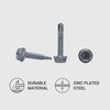 (Pack of 200) DIN 7504 K Galvanised Steel 4.8 x