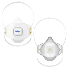 Dräger X-plore 1910V Dust Mask S/M/L FFP1 Respirator Mask with Valve Size M/L Pack of 3