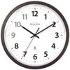Presentime & Co 10" Atomic Wall Clock, Silent no Ticking,