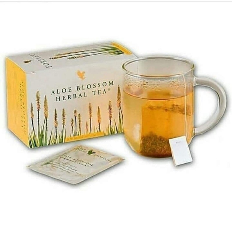 Forever Living Aloe Blossom Herbal Tea Drink Tea with Aloe