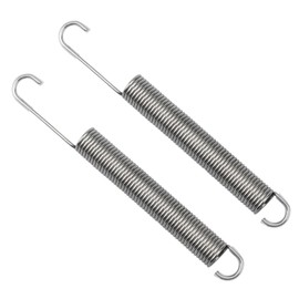 YRZHKS 7 Inch Recliner Sofa Chair Mechanism Extension Spring, Recliner Springs Replacement Parts, Stainless Steel Long Neck Hook Type, 2 Pack