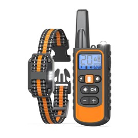 Luxelle Dog Shock Collar with Remote Control – 4200FT Waterproof Training Collar for Small Medium Large Dogs, 4 Modes with Beep Vibration Static, Light Mode, Rechargeable E-Collar, Supports 3 Dogs