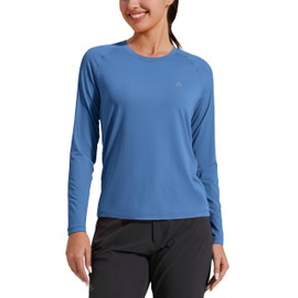 Pioneer Camp Rash Guard for Women Sun Shirts UPF 50+ SPF UV Protection Long Sleeve Workout Tops Hiking Running Quick Dry