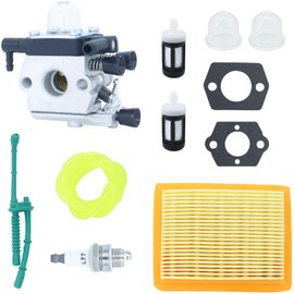 ALRACALL MM55 Carburetor Fits for Sthil MM55 MM55C Tiller String Trimmer Parts Replaces for 4601 120 0600 for Zama C1Q-S202A C1Q-S202 with Air Filter
