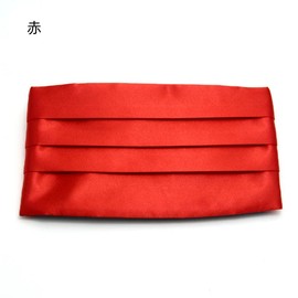 NECOTIA 3-Piece Necktie Set (Cummerbund / Bow Tie/Pocket Square) Suitable for Banquets, Weddings, and Other Formal Occasions, red