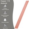 Copper 110 Flat Bar 1/8" x 5/8" x 12" Long,
