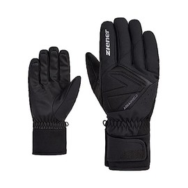 Ziener Men's GATIS Ski Gloves / Winter Sports Waterproof Breathable Black 8.5