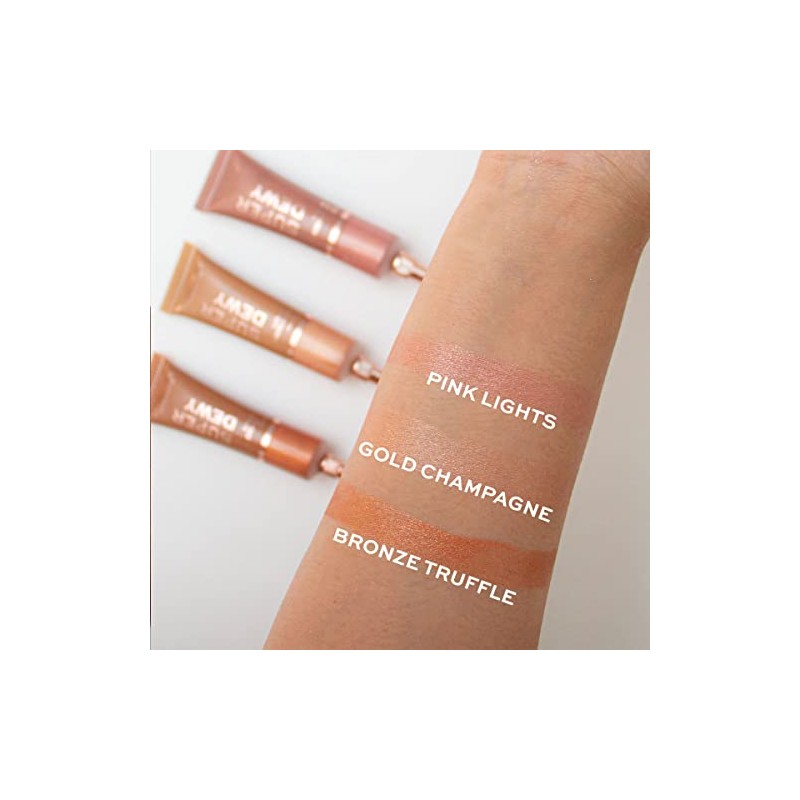 Revolution Super Dewy Liquid Highlight Illuminator, Gold Champagne, 0.5 fl