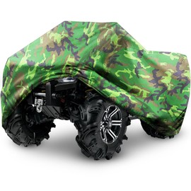 Tokept ATV Cover Waterproof Heavy Duty 4 Wheeler Cover Quad Cover All Season Weather Proof Outdoor UV Protection for Polaris Yamaha Suzuki Honda (Camouflage XXLarge)