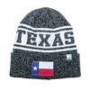 Colosseum Outdoors Texas Flag Beanie (Charcoal)