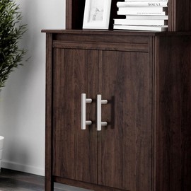 Probrico 12 mm Diameter Stainless Steel Kitchen Handles Brushed Nickel 25 Packs