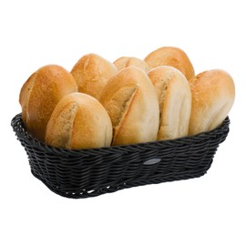 Saleen Multi-Purpose Basket, Suitable for Gastronomy, Rectangular, Plastic Fibre, Dark Brown